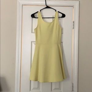 Yellow skater dress